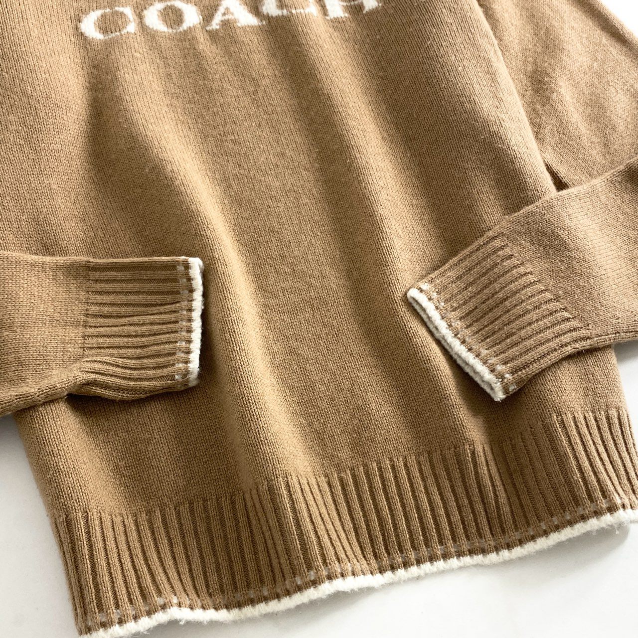 楽天市場】COACH コーチ フロントロゴ カシミヤ入り タートルネック