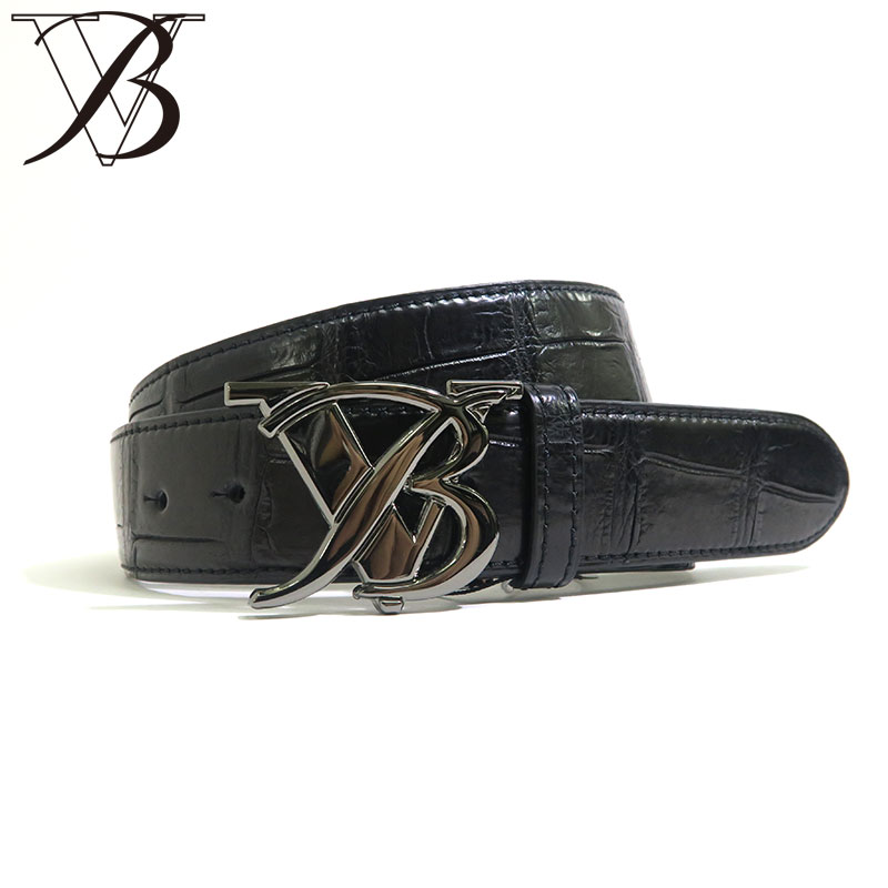 楽天市場】バーニヴァーノ BVバックル クロコダイル ベルト BSS