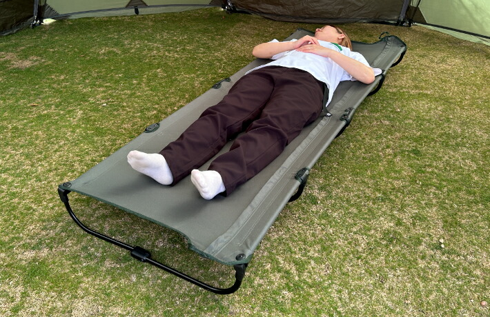 楽天市場】ロゴス logos コット 簡易ベッド 折り畳みベッド キャンプ