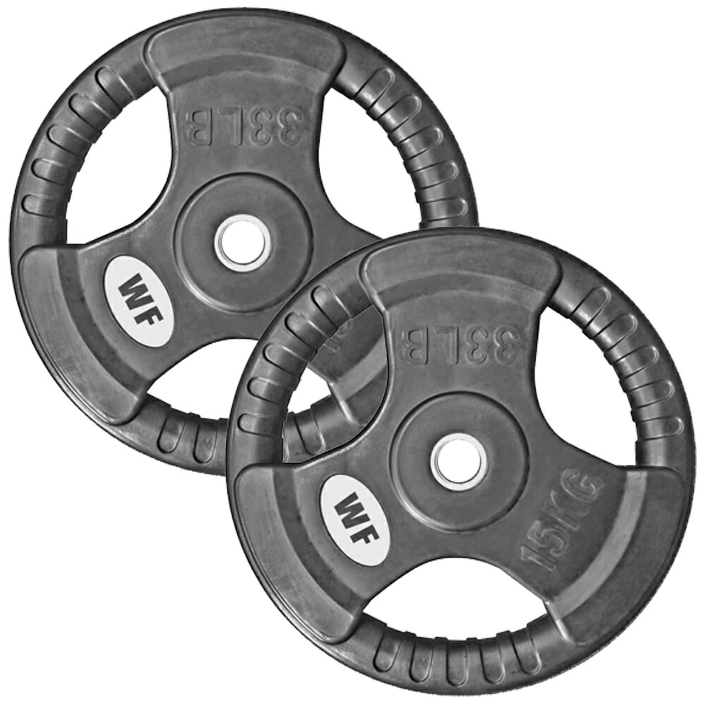 楽天市場】New 黒ラバープレート 15kg (2枚) 《返品・交換不可