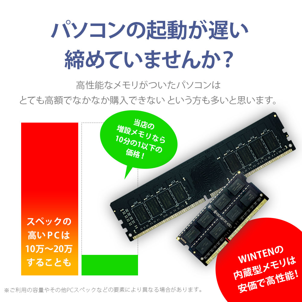 楽天市場】WINTEN ノートPC用 メモリ DDR5 5600 PC5-44800 32GB (16GB