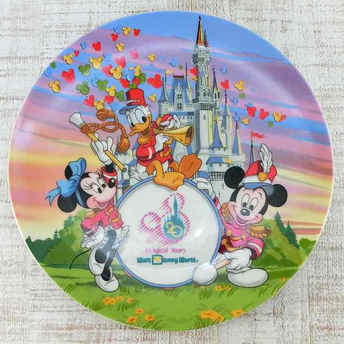 楽天市場】フロリダ ディズニーワールド USA 20周年 絵皿 1991年