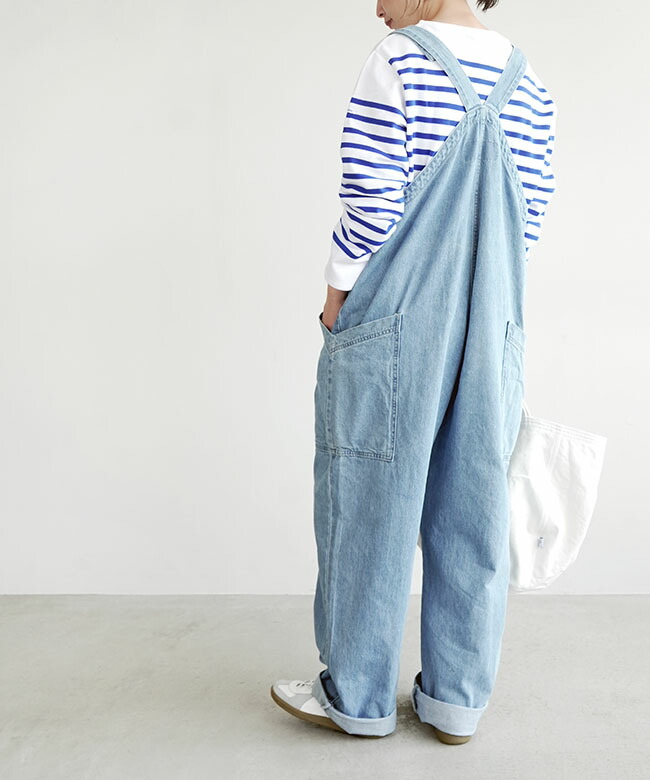 楽天市場】[A12420] HARVESTY(ハーベスティ) デニムオーバーオール