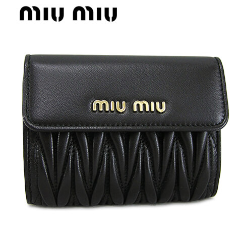 楽天市場】ミュウミュウ MIU MIU レディース 2つ折り財布 サイフ