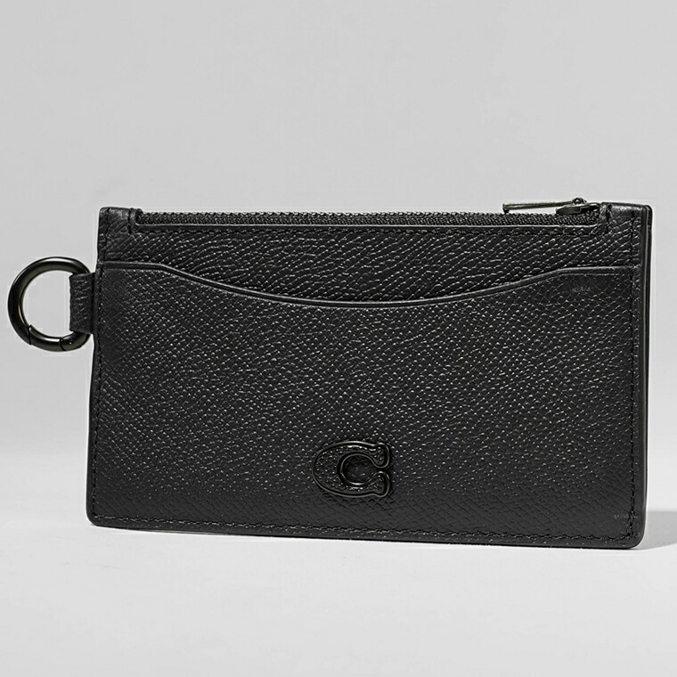 楽天市場】コーチ COACH メンズ カードケース ZIP CARD CASE CJ879 BLK