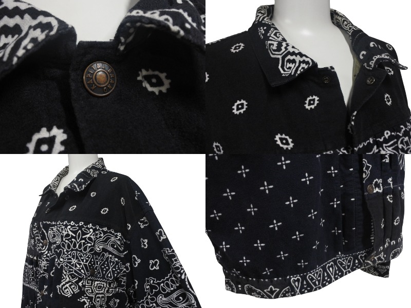 楽天市場】KAPITAL キャピタル バンダナ リバーシブル シャツ