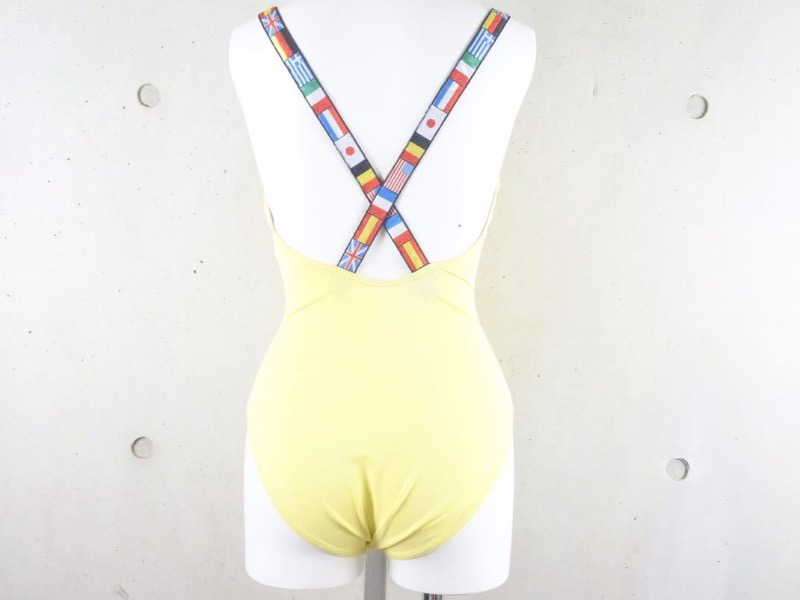 楽天市場】CHANEL シャネル 水着 スイムウェア ハイレグ 38 イエロー