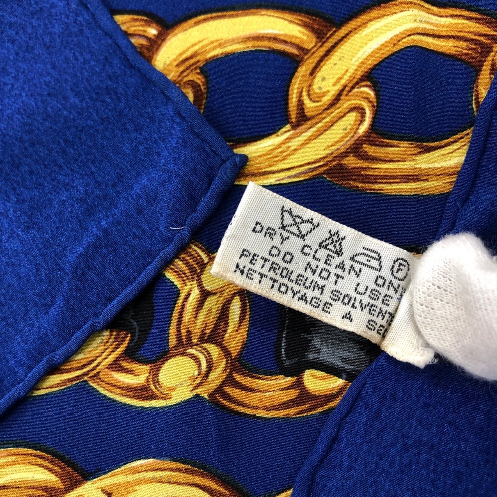 楽天市場】CHANEL シャネル スカーフ チェーン柄 シルク ココマーク