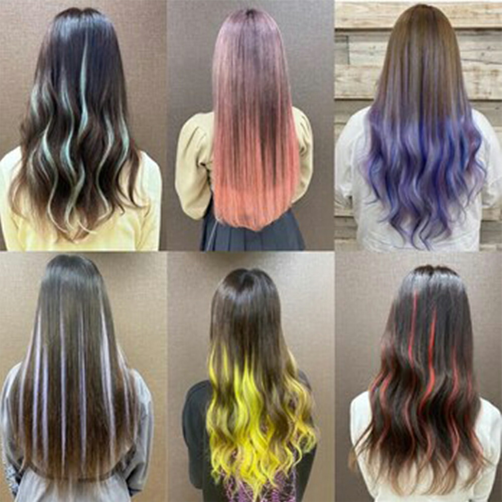 楽天市場】シールエクステ 52cm10本分(20P) 原色カラー へそ上ロング