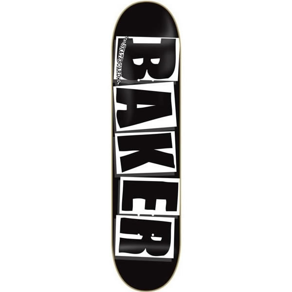 楽天市場】BAKER【ベイカー】スケボーデッキ/BRAND LOGO ブラック