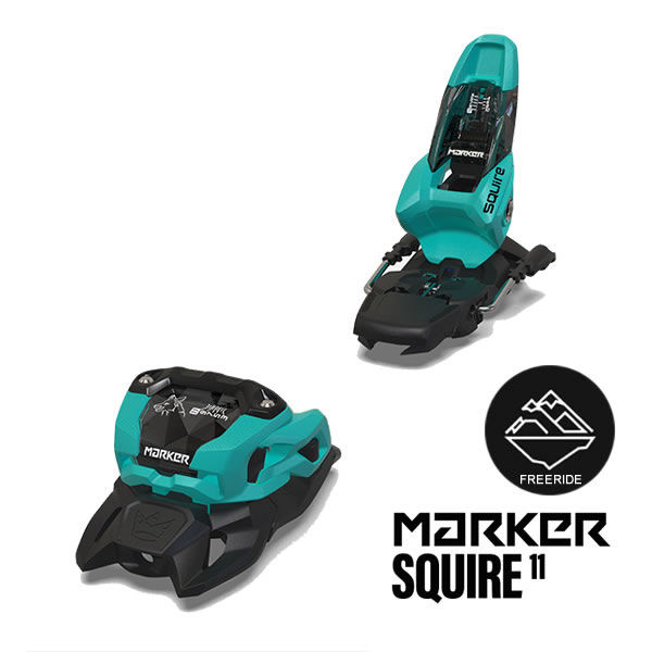 楽天市場】マーカー ビンディング SQUIRE 11 ブラック×ティール MARKER