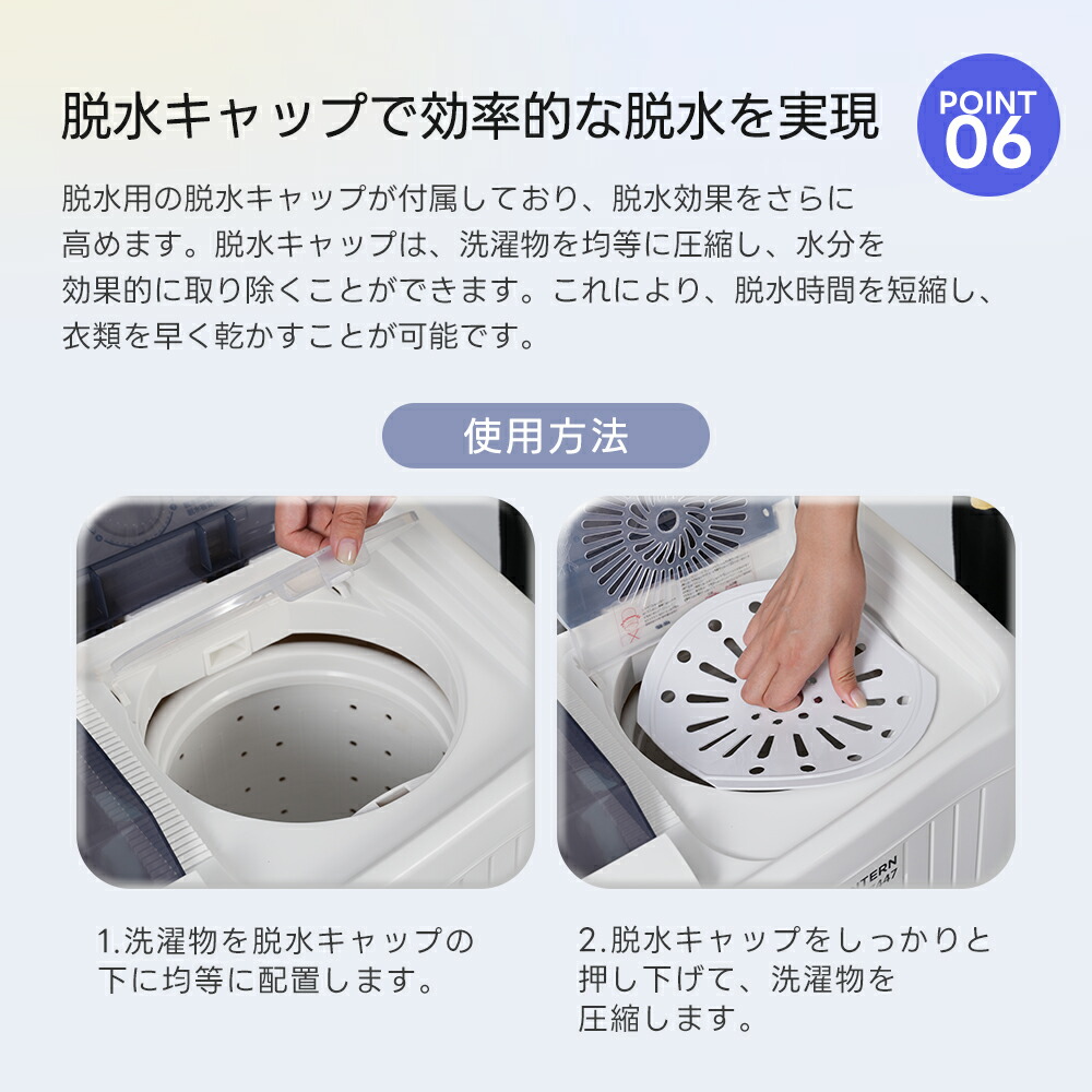 楽天市場】【二槽式】 SENTERN 洗濯機 洗濯容量6.5kg 脱水容量4kg 家庭