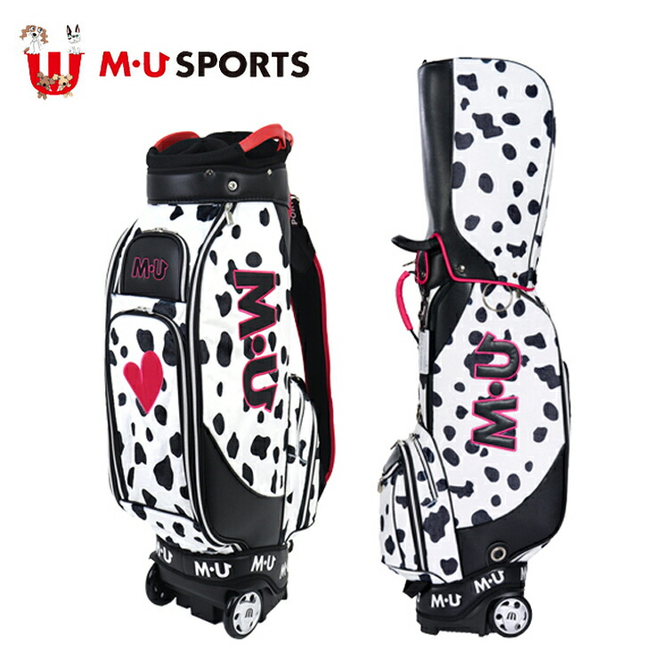 楽天市場】MU SPORTS MU スポーツ キャディバッグ ゴルフバッグ 9.5型