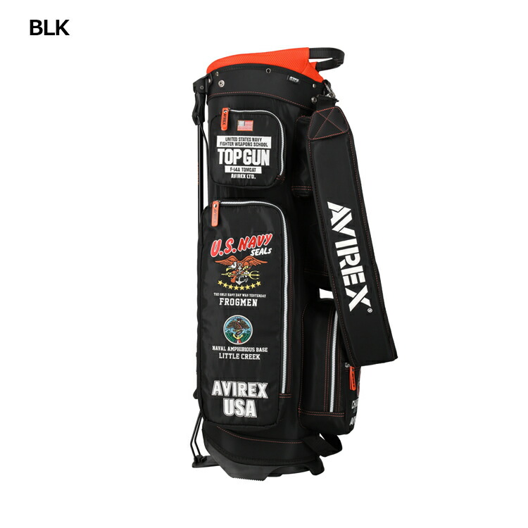 楽天市場】AVIREX GOLF アヴィレックスゴルフ 9型 スタンド式 キャディ