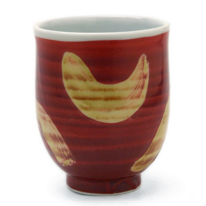 九谷名匠 須田菁華作　湯呑 須田菁華 九谷焼 湯のみ茶碗 汲み出し 満200ml 日本茶湯呑