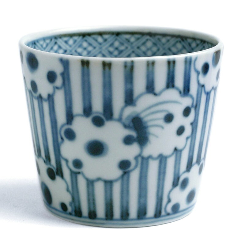 値下げ☆正木春蔵 作 色絵蕎麦猪口 値下げ☆正木春蔵 作 色絵蕎麦猪口