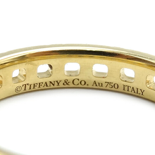 楽天市場】ティファニー Tトゥルーナロー リング 約10号 K18 イエロー