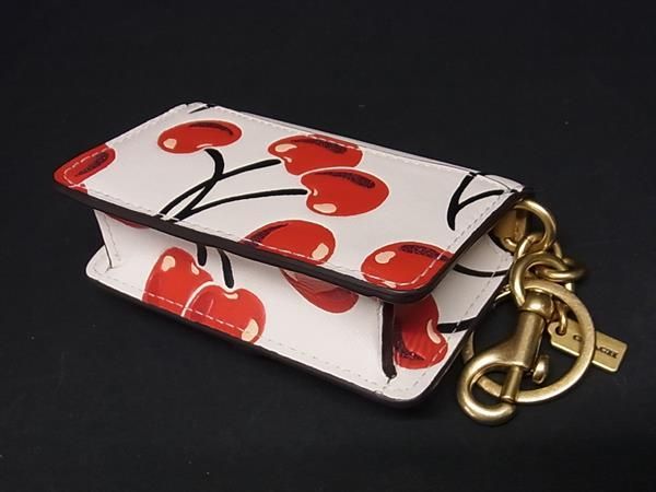 楽天市場】□新品□未使用□ COACH コーチ CA334 レザー チェリー