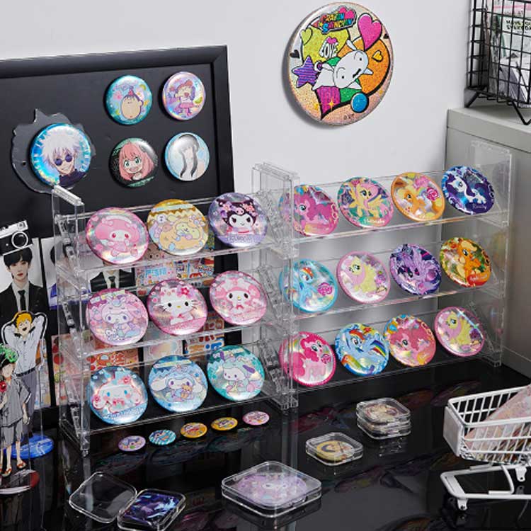 楽天市場】アイドル 2個セット 缶バッチ コレクション ゲーム 缶バッジ