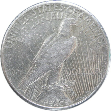 楽天市場】【銀貨】 アメリカ ピース 1ドル銀貨 1926年 美品
