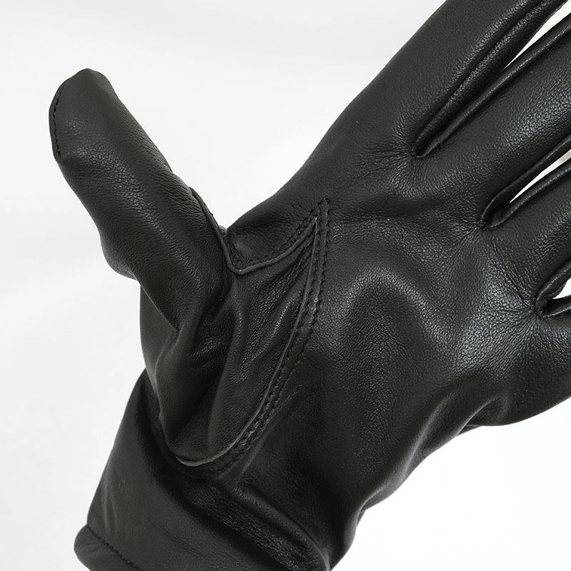 楽天市場】メール便可 イタリア ポリス レザーグローブ ブラック