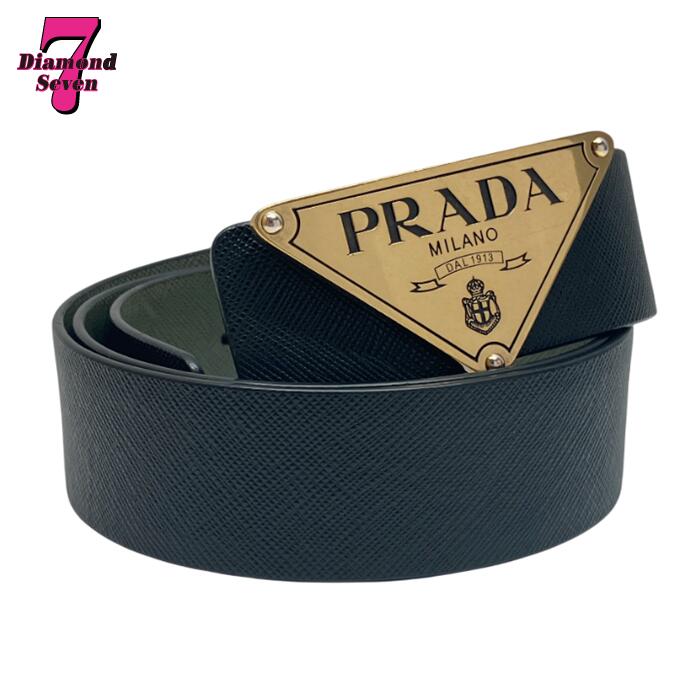 楽天市場】送料無料【中古】美品 PRADA プラダ リバーシブル ベルト