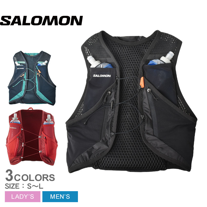 楽天市場】サロモン ランニングベスト SALOMON ACTIVE SKIN 12 メンズ