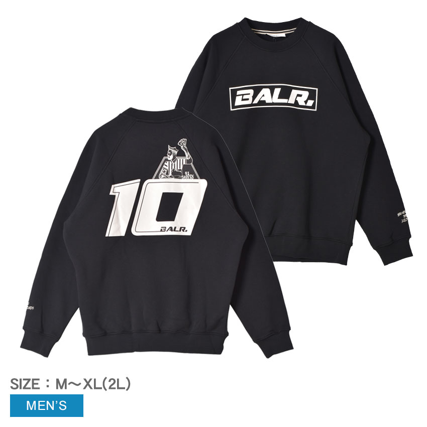 楽天市場】ボーラー スウェット BALR. THE CLUB BOX FIT CREWNECK