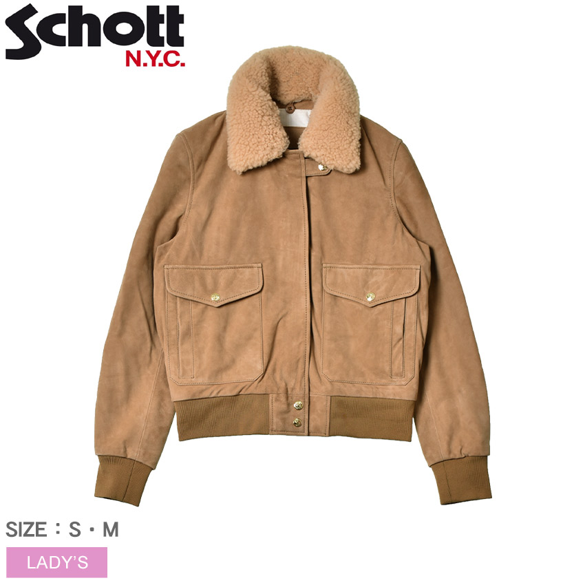 楽天市場】ショット ジャケット レディース A-2 ゴート スウェード