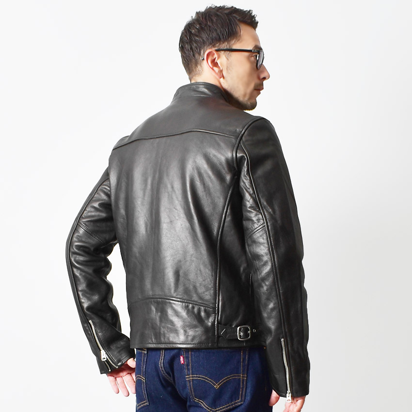 楽天市場】ショット ジャケット メンズ クラシックレーサーレザー