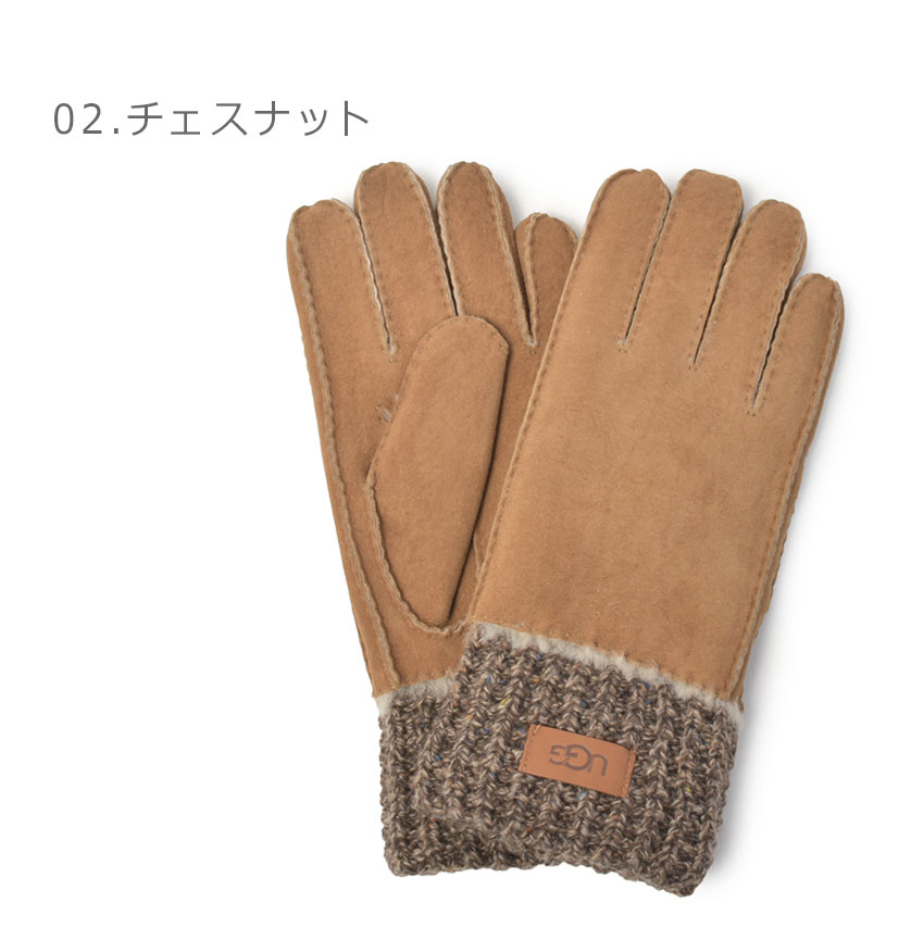 楽天市場】アグ 手袋 メンズ Sheepskin Knit Cuff Glove UGG 101135