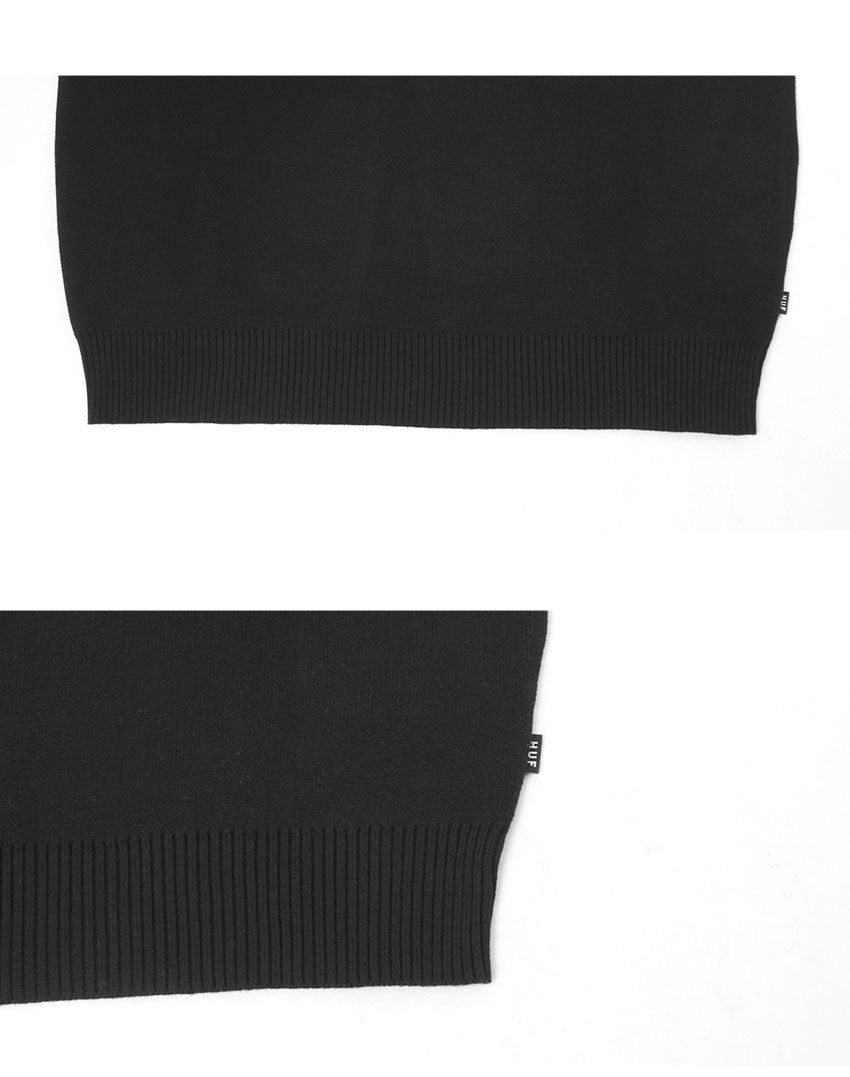 楽天市場】【max26％オフ☆SALE】ハフ ニットセーター メンズ BLACK