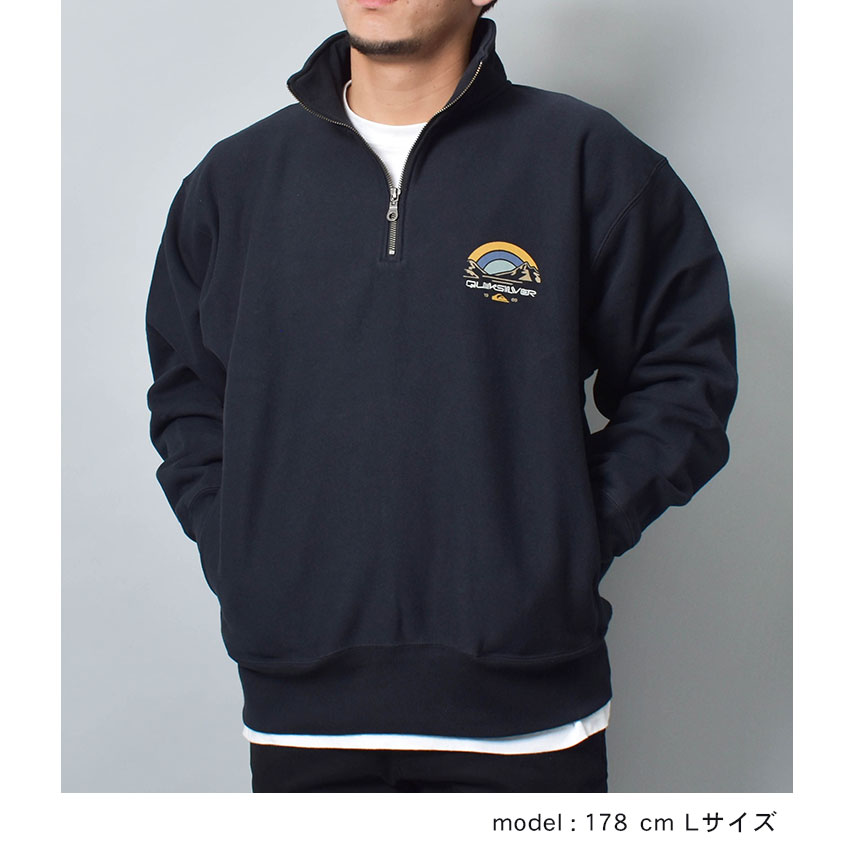 楽天市場】クイックシルバー ハーフジップパーカー メンズ BLOOMS HZ