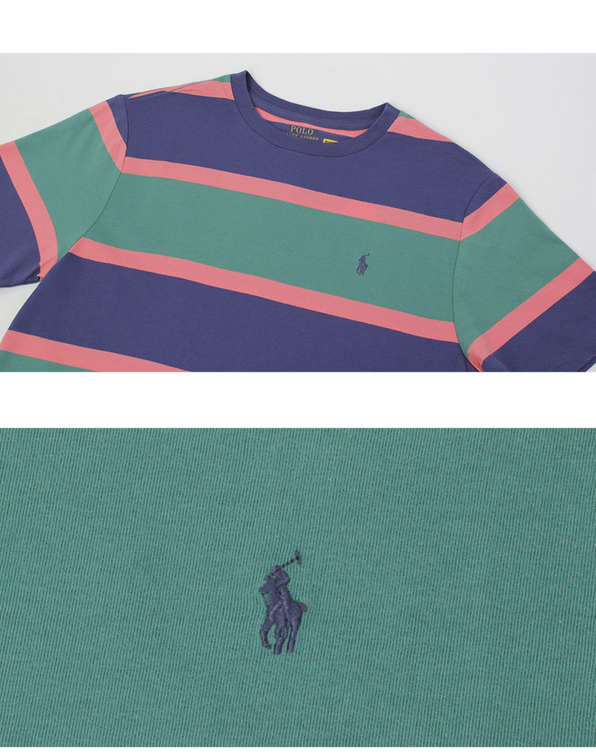楽天市場】ポロ ラルフ ローレン ポロ マルチストライプ Tシャツ T