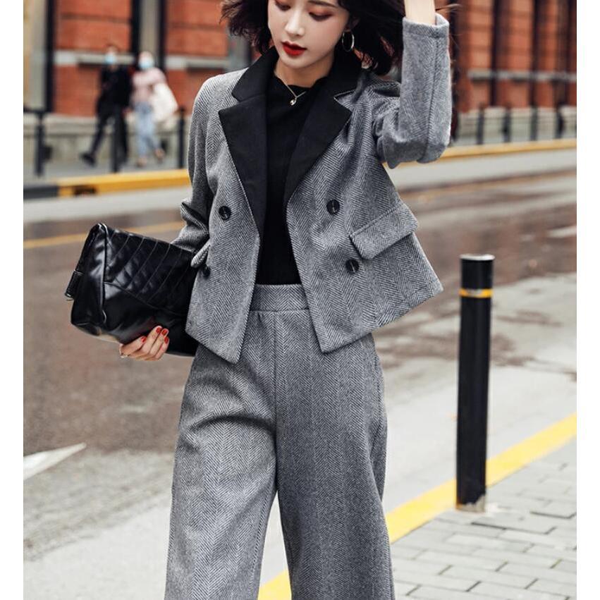 楽天市場】セットアップ レディース パンツスーツ ワイドパンツ パンツ