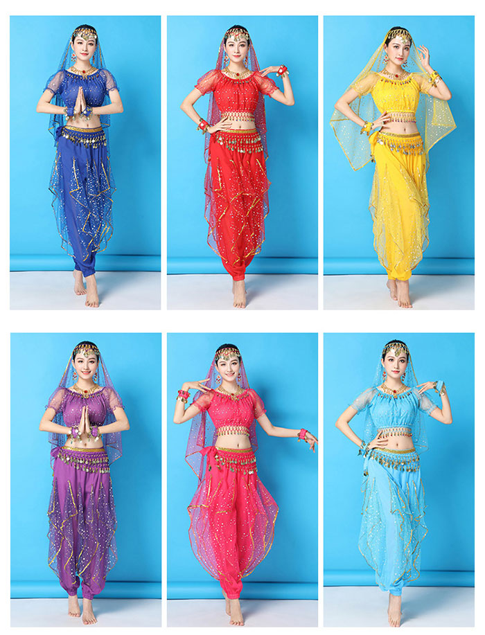 楽天市場】ベリーダンス 衣装 セット ハロウィン コスプレ衣装 半袖