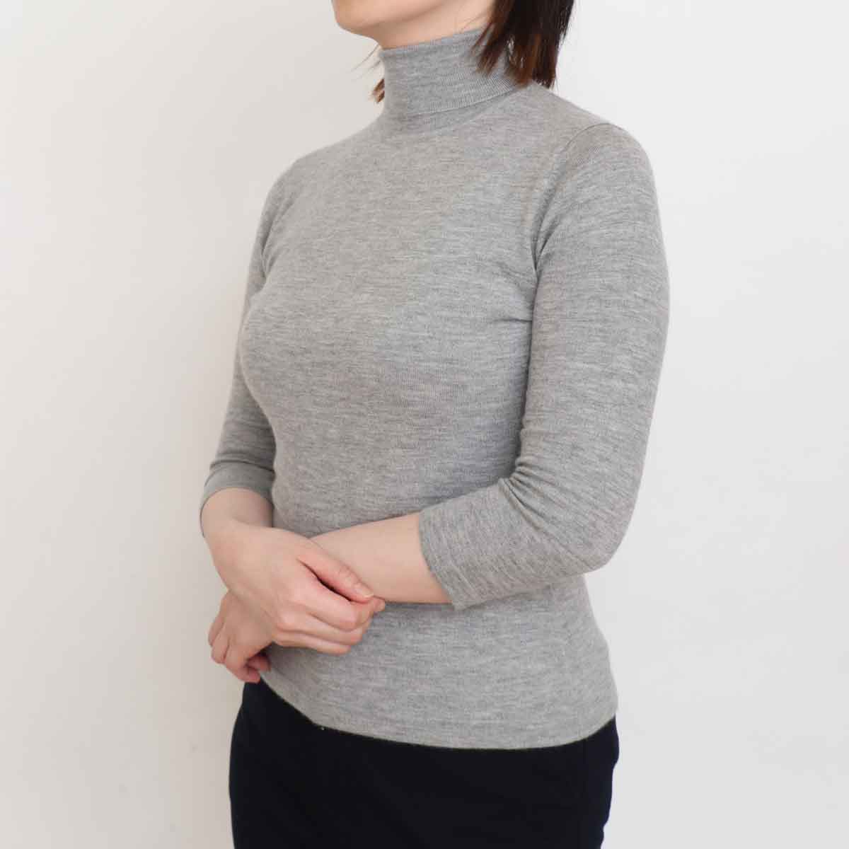 楽天市場】カシミヤ 85% タートルネック セーター ニット レディース