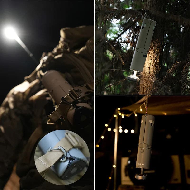 楽天市場】Outask 伸縮式LEDランタン 三脚付き 12000mAhバッテリー内蔵