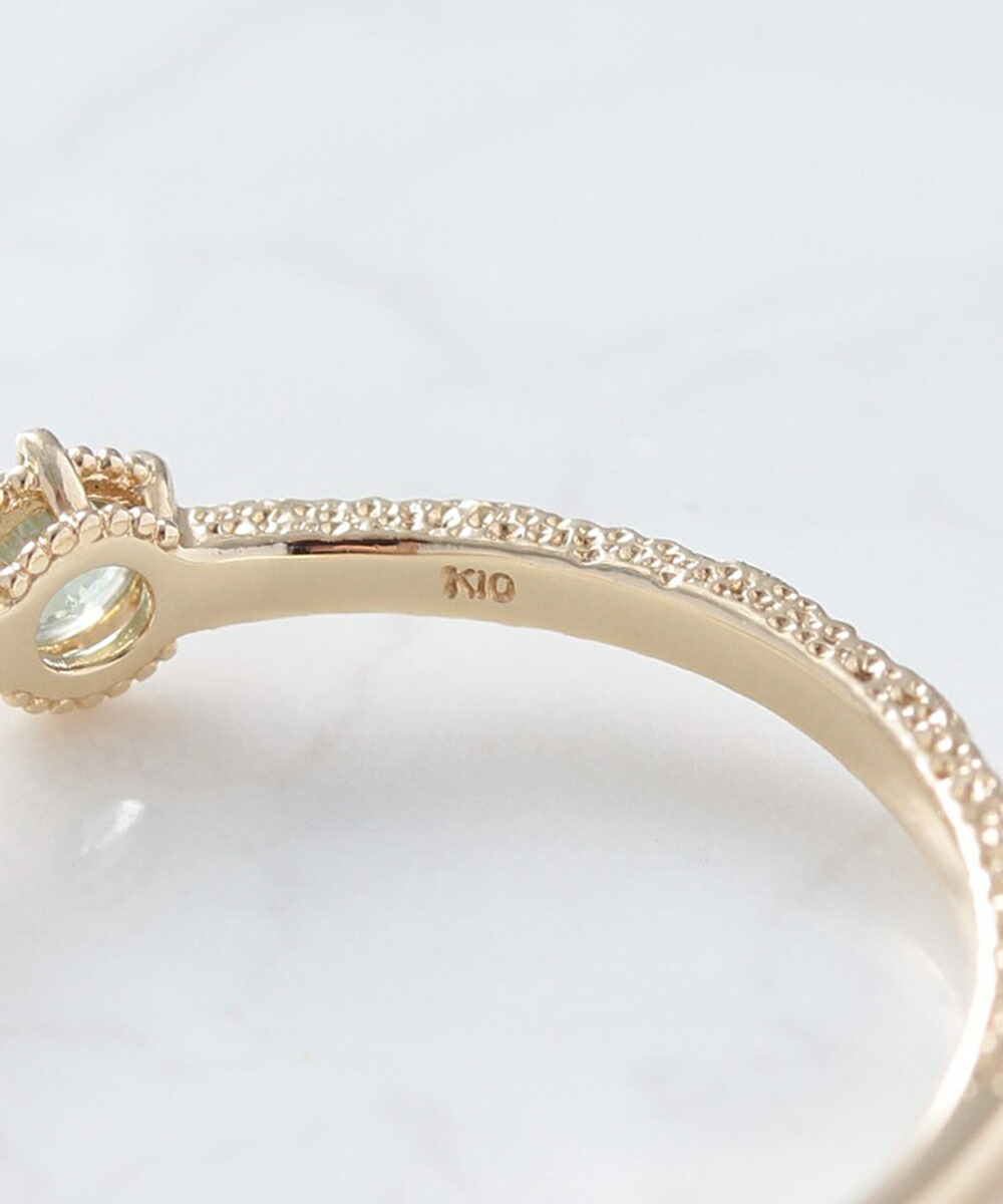 楽天市場】K10 Lucia モルダバイト リング／ノワール ド プーペ（NOIR