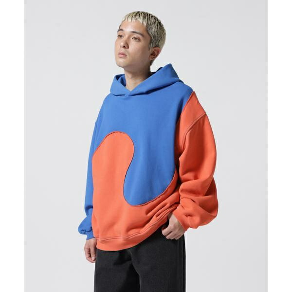 楽天市場】ERL／イーアールエル／SWIRL FLEECE HOODIE JERSY／パーカー