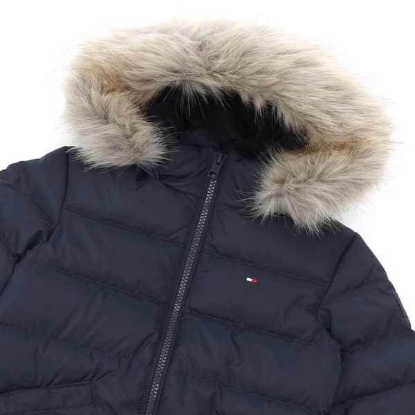 楽天市場】GIRLS エッセンシャルダウンファーフードジャケット／トミー