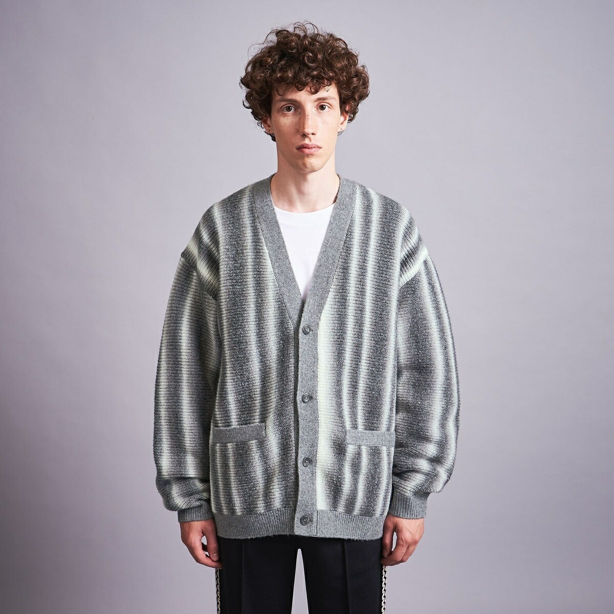 楽天市場】＜monkey time＞ スペース ダイ アゼ Vネック カーディガン