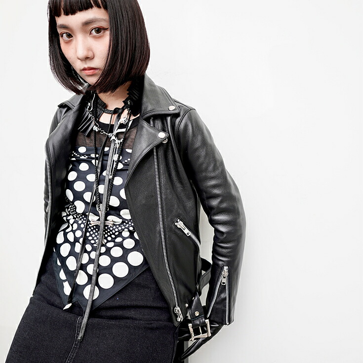 楽天市場】VALLET 本革 ダブルライダースジャケット レディース