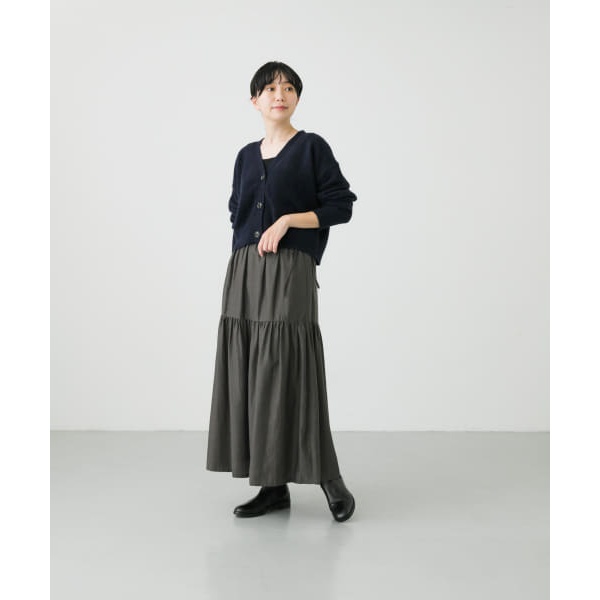 楽天市場】キュプラコットンティアードスカート／かぐれ（kagure