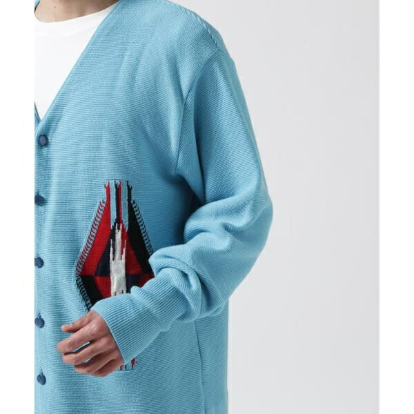 楽天市場】NEEDLES(ニードルズ) V NECK CARDIGAN - CHIMAYO／ビー