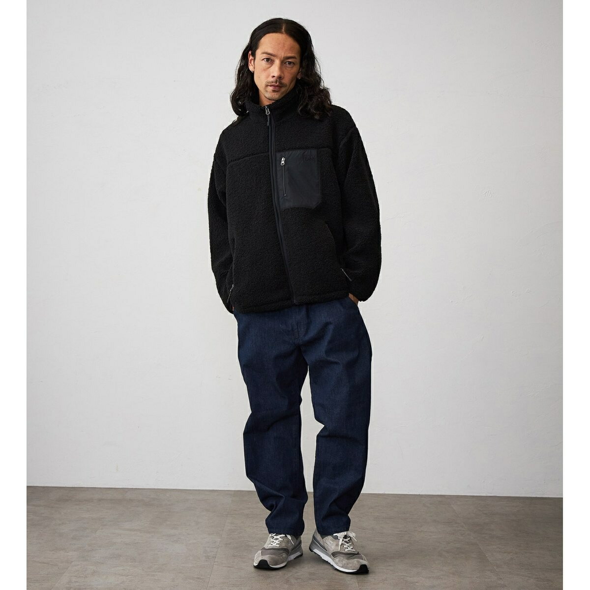 楽天市場】ボアジップジャケット 裾ドローコード付／リー（Lee