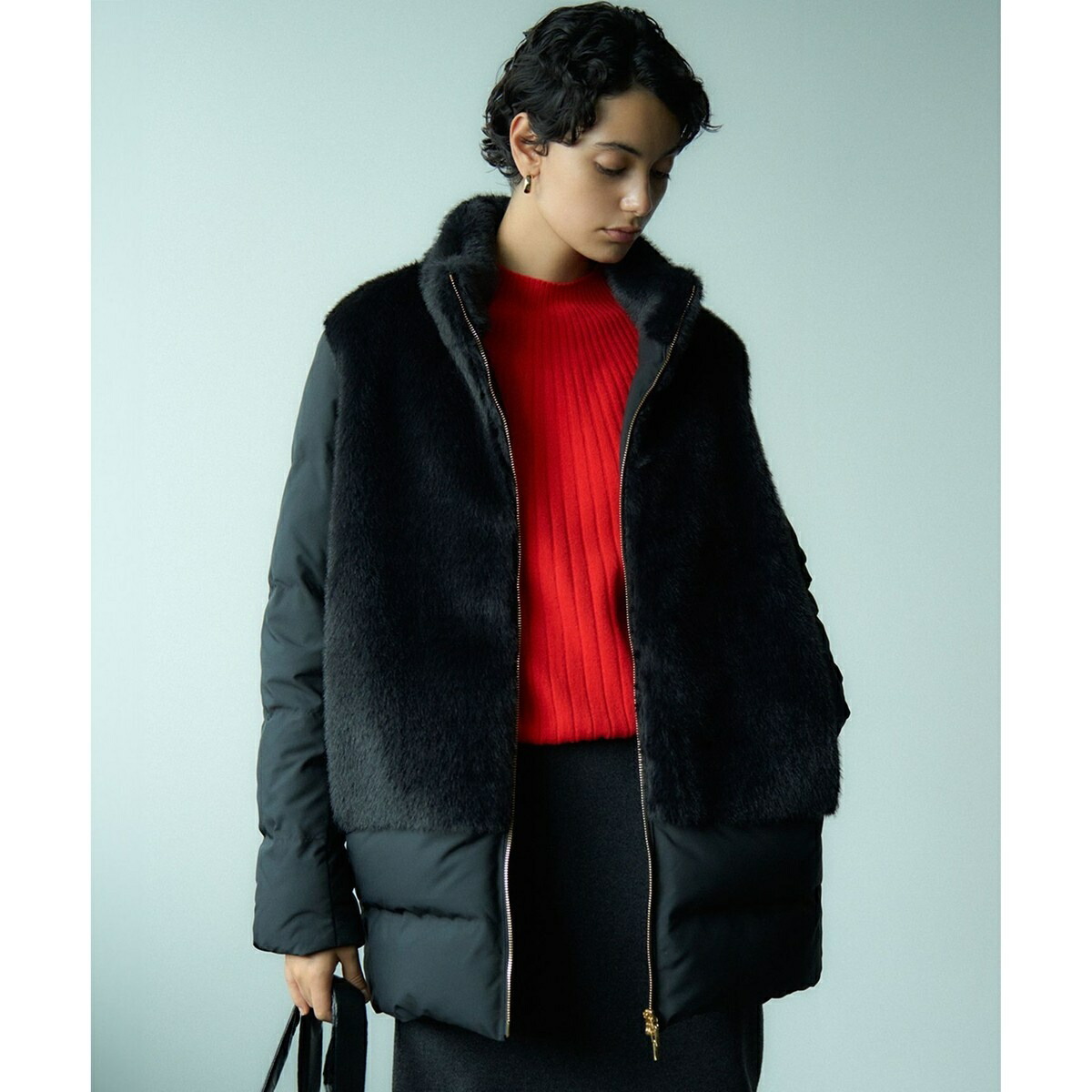 楽天市場】ECOPEL エコファーコンビ ダウンコート／23区（23KU