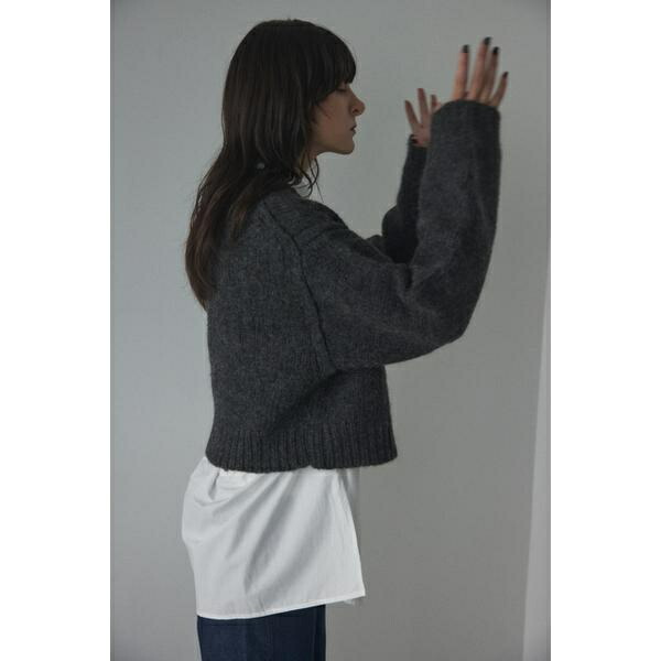 楽天市場】wool compact cardigan／ブラック バイ マウジー（BLACK BY