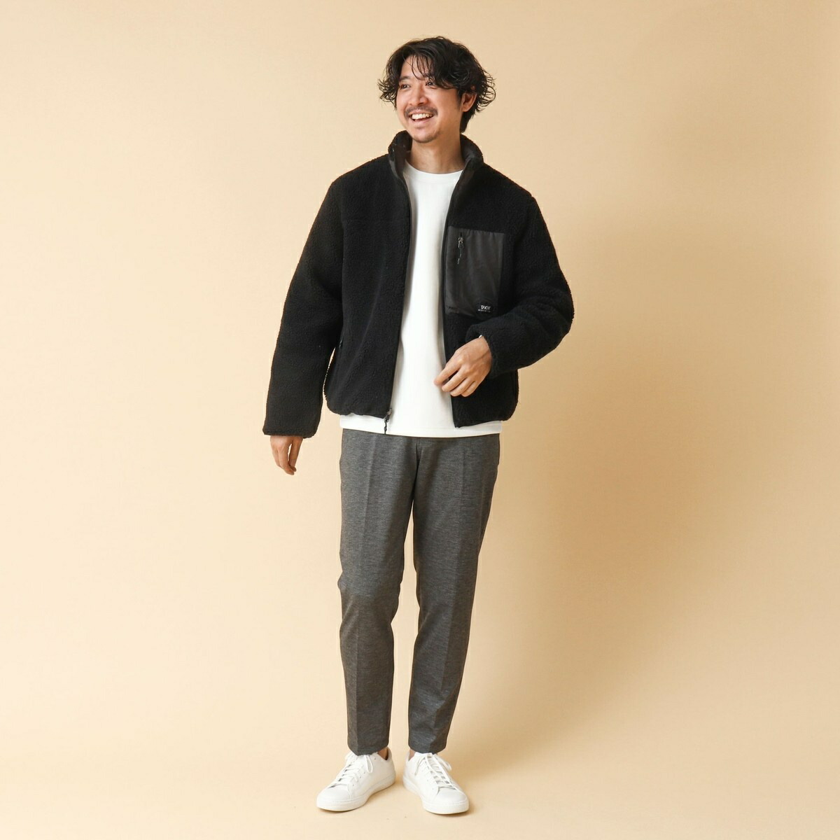 楽天市場】【TAION/タイオン】リバーシブル ボア×ダウンブルゾン 24AW