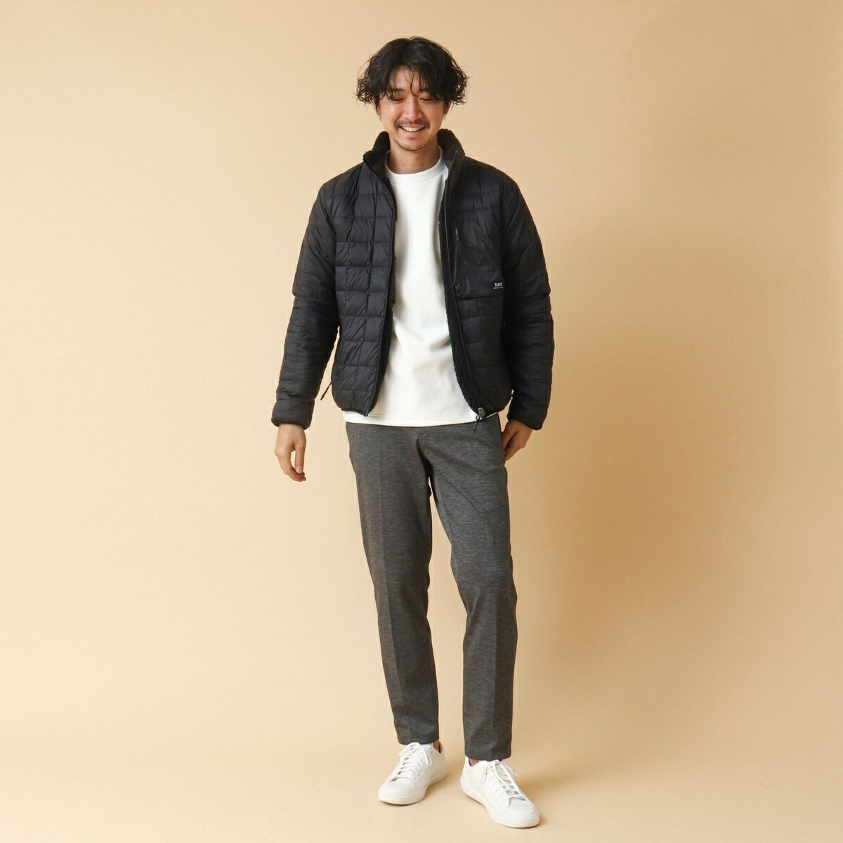 楽天市場】【TAION/タイオン】リバーシブル ボア×ダウンブルゾン 24AW